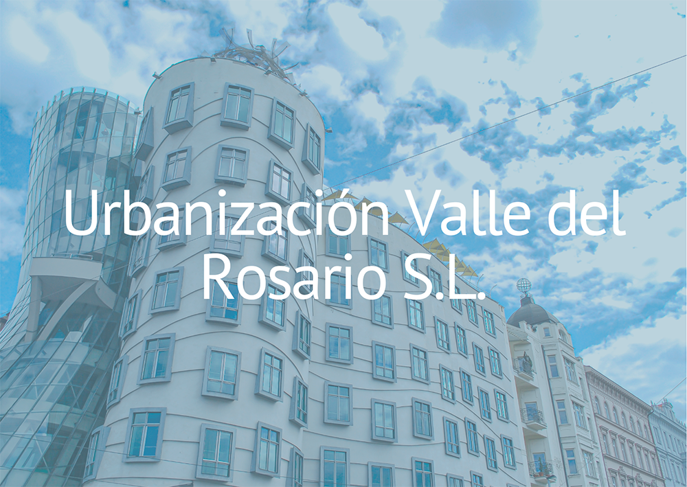 Urbanización Valle del Rosario S.L_ - Cooperativa de Viviendas - Compra Sobre Plano
